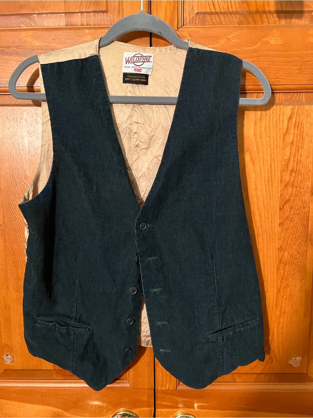 Levi's Black Jacket with Tan Interior